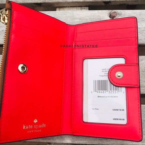 Kate spade New York hayes Small Wallet ginger red - Picture 5 of 7